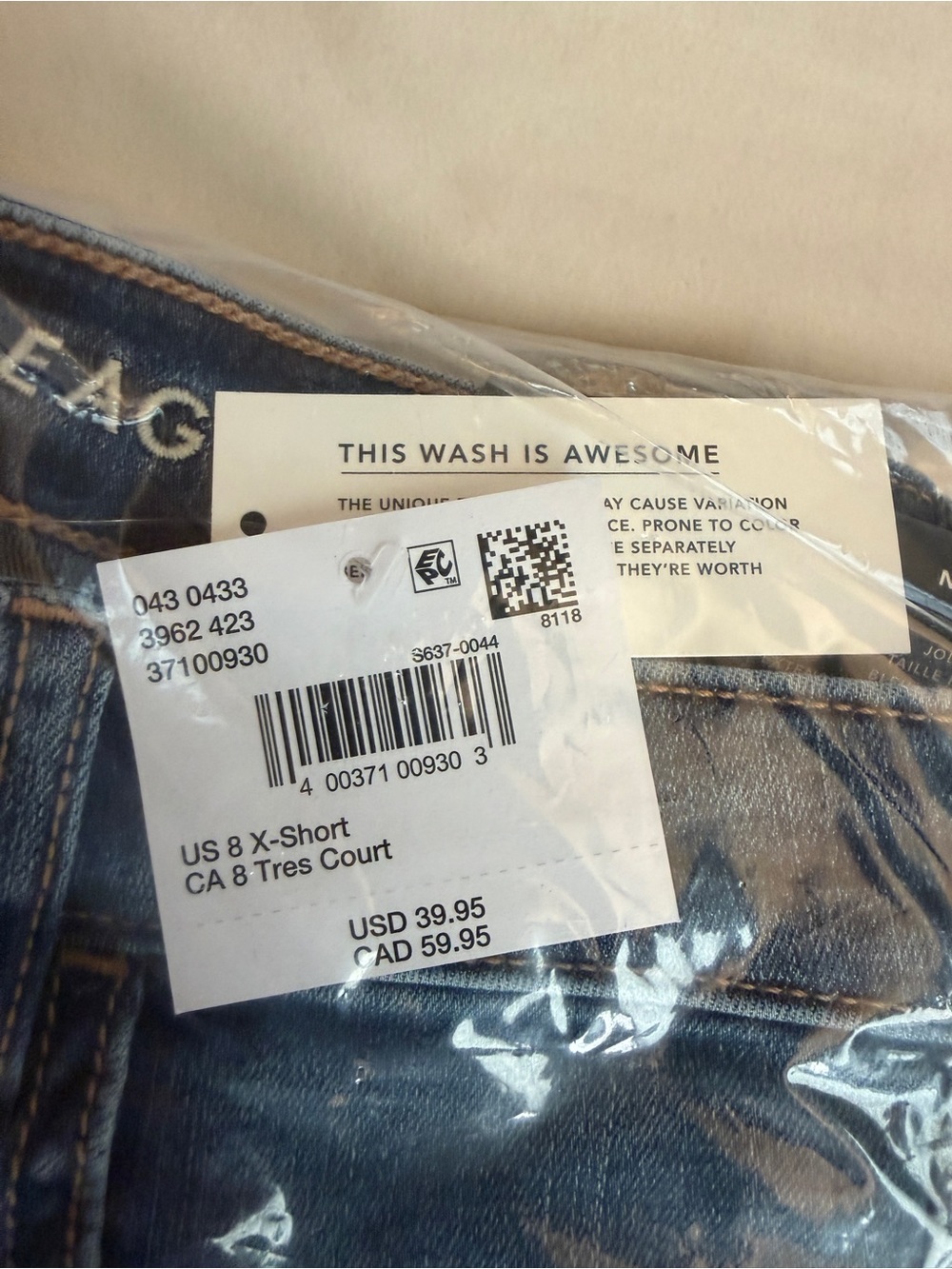 American Eagle Outfitters Women's Dark Blue Skinny Jeans - Picture 2 of 2